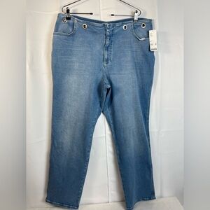 BDG Urban Outfitters Womens Stretch Straight High Rise Trendy Jeans Size 36 NWT